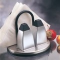 Metalla Stainless Steel Salt & Pepper Shaker Set with Napkin Holder